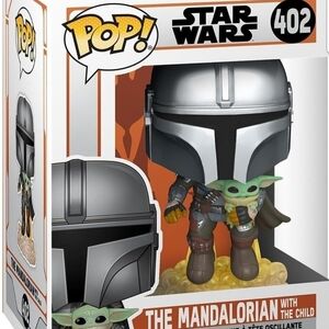 Funko Pop Star Wars Mandalorian and Child #402